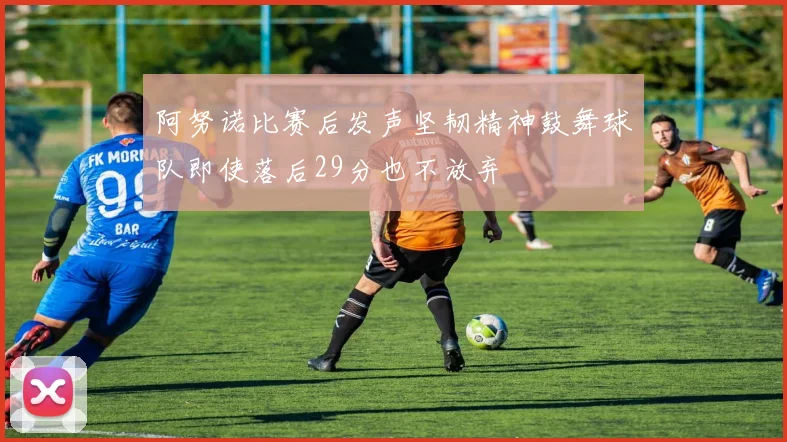 阿努诺比赛后发声坚韧精神鼓舞球队即使落后29分也不放弃